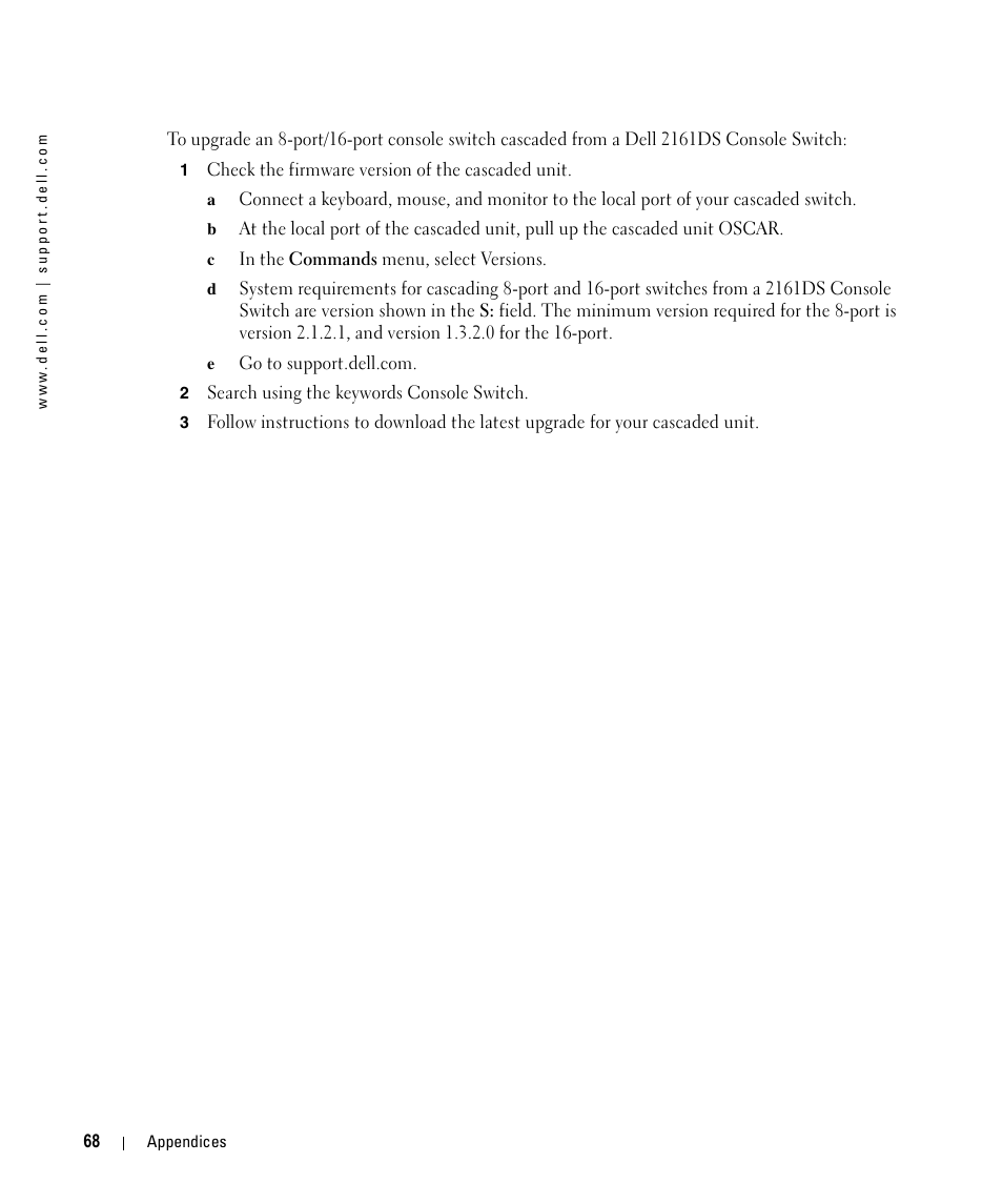 Dell 2161DS User Manual | Page 68 / 86