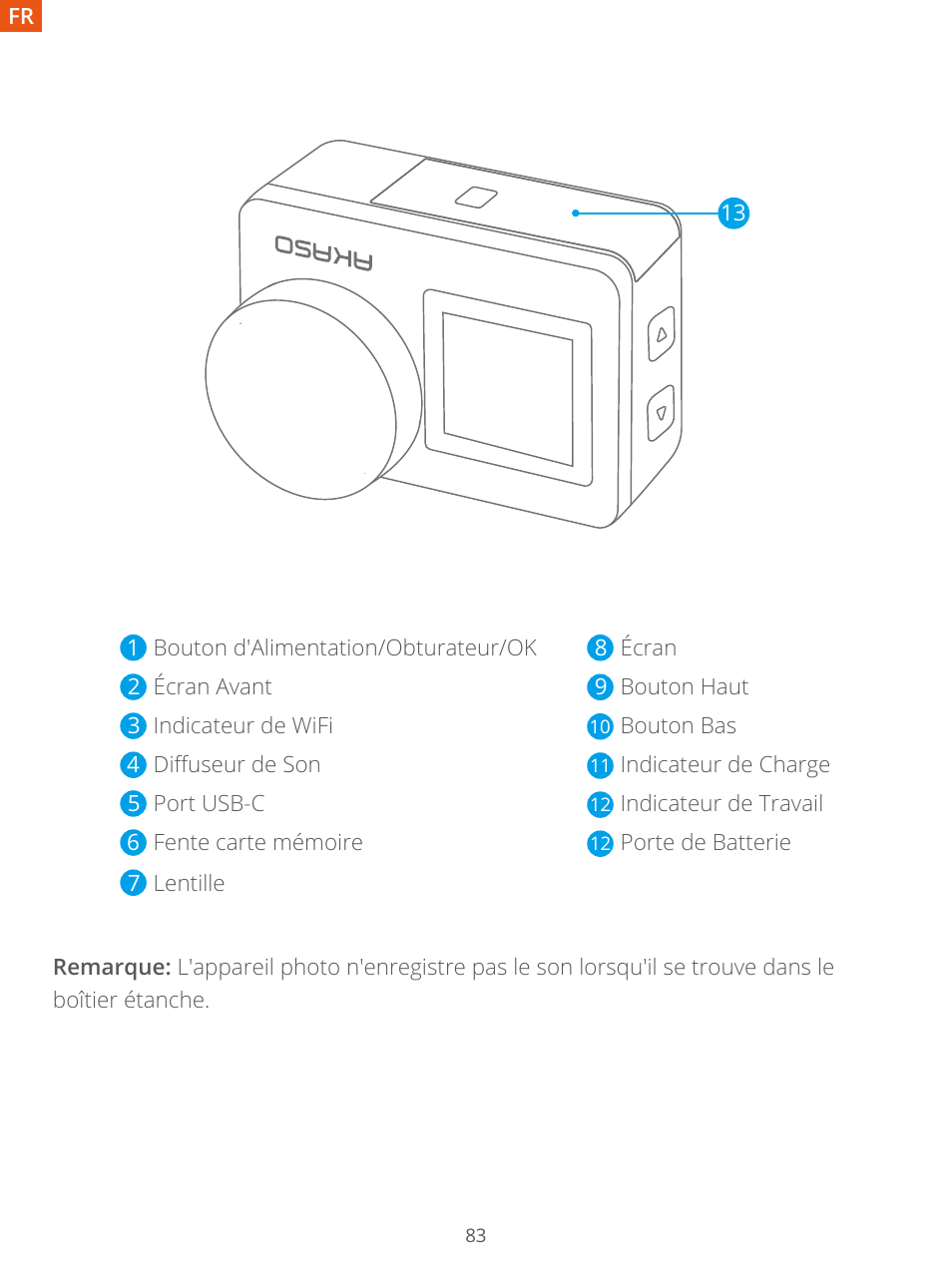 AKASO Brave 7 Action Camera User Manual | Page 85 / 159