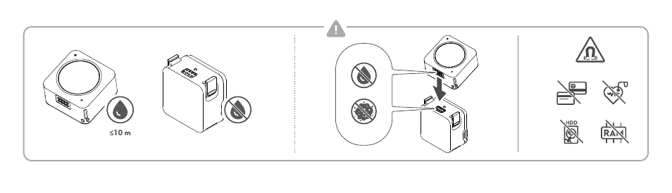 Quick start guide, 快速入门指南, Power combo | 续航套装, V1.0 | DJI Action 2 Power Combo User Manual | Page 6 / 8