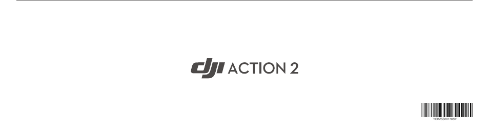 Quick start guide, 快速入门指南, Power combo | 续航套装, V1.0 | DJI Action 2 Power Combo User Manual | Page 8 / 8