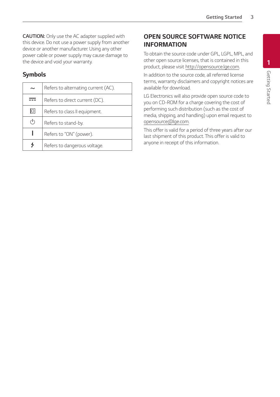 LG GX 420W 3.1-Channel Soundbar System User Manual | Page 3 / 47