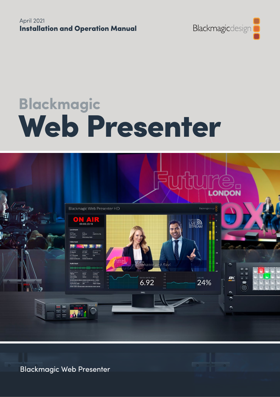 Blackmagic Design Web Presenter 4K User Manual | 419 pages