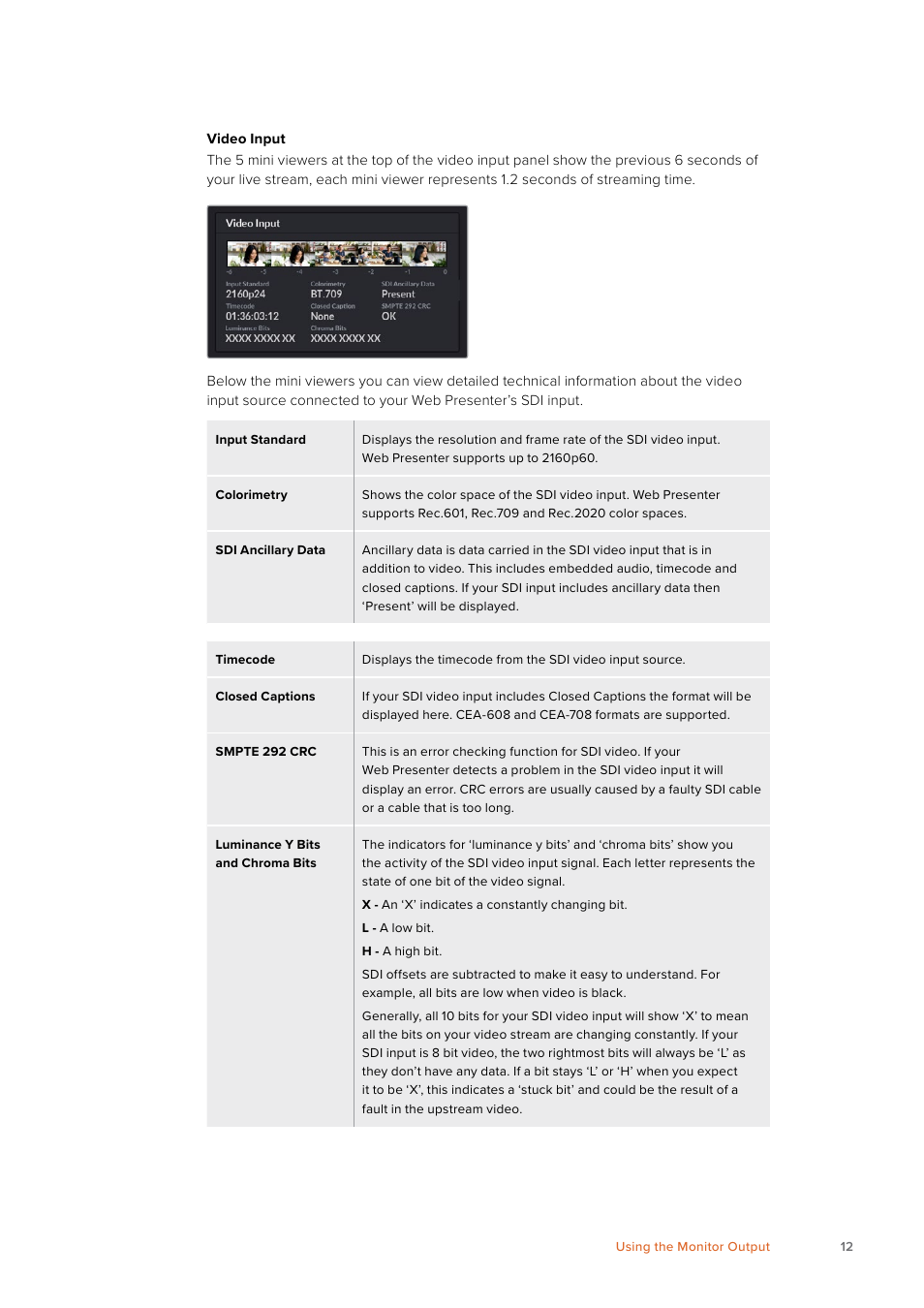 Blackmagic Design Web Presenter 4K User Manual | Page 12 / 419