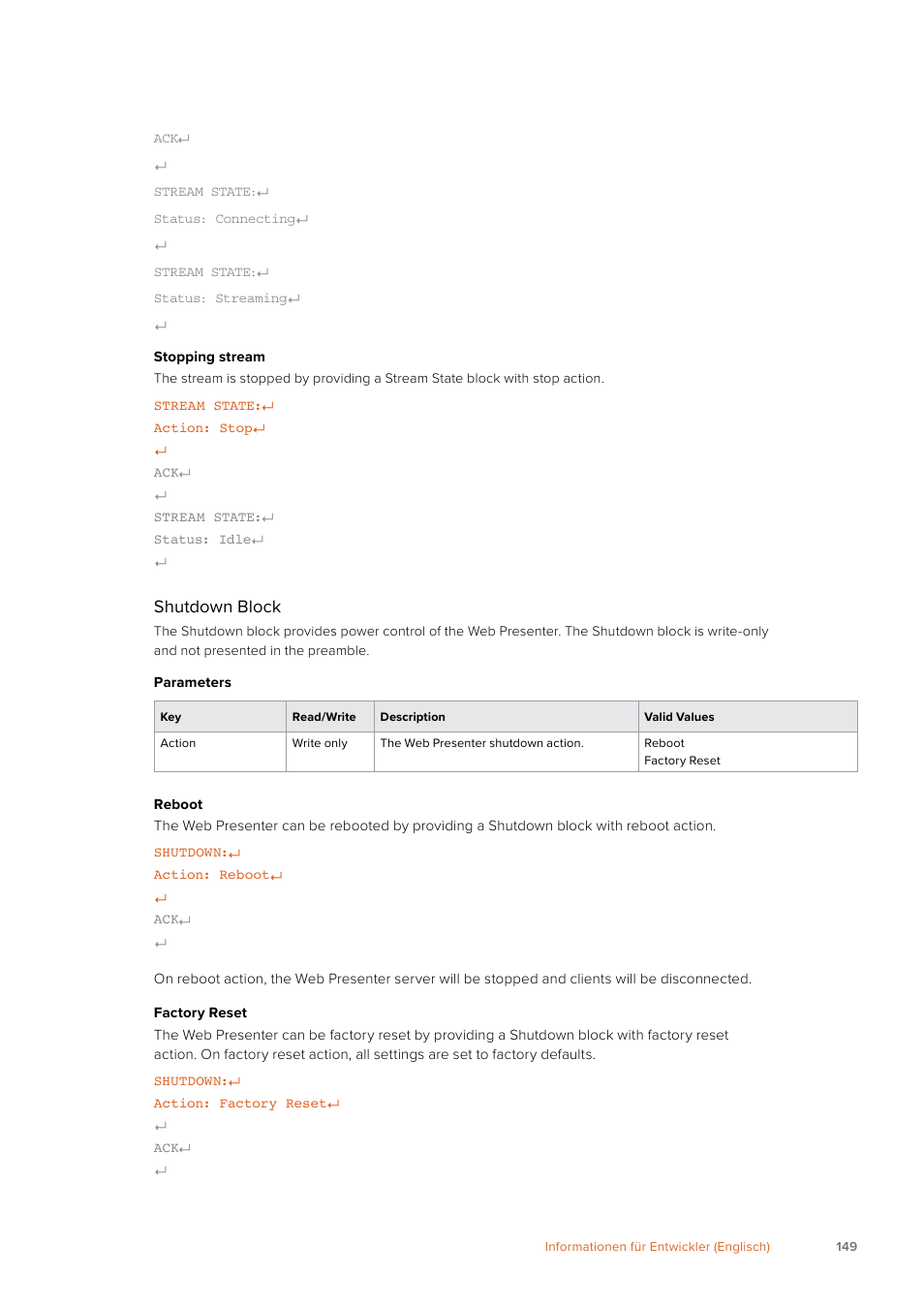 Shutdown block | Blackmagic Design Web Presenter 4K User Manual | Page 149 / 419