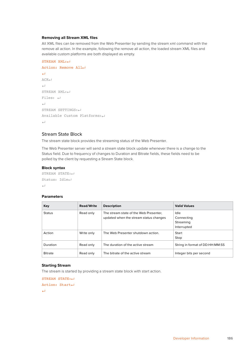 Stream state block | Blackmagic Design Web Presenter 4K User Manual | Page 186 / 419