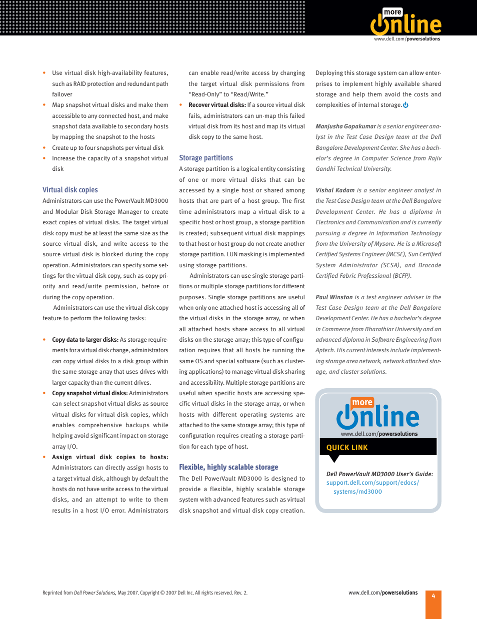 Dell MD3000 User Manual | Page 4 / 4