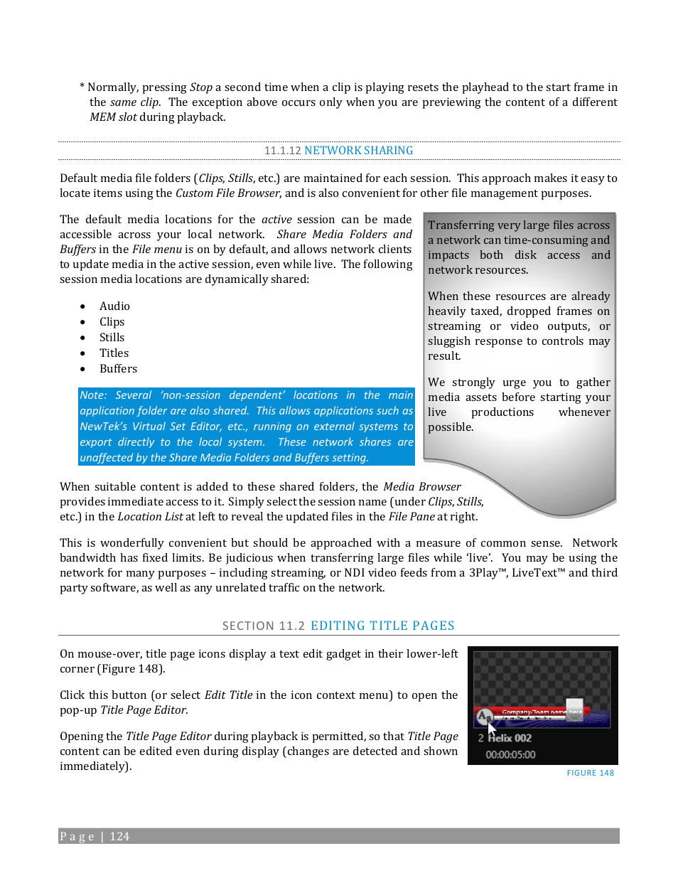 12 network sharing | NewTek TriCaster TC1 (2 RU) User Manual | Page 140 / 350