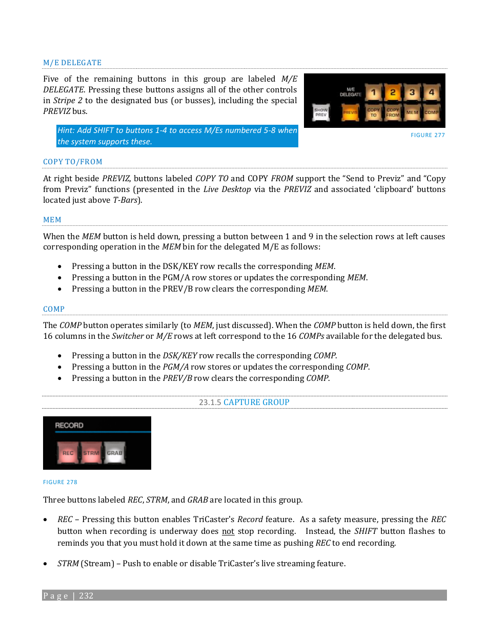 5 capture group | NewTek TriCaster TC1 (2 RU) User Manual | Page 248 / 350