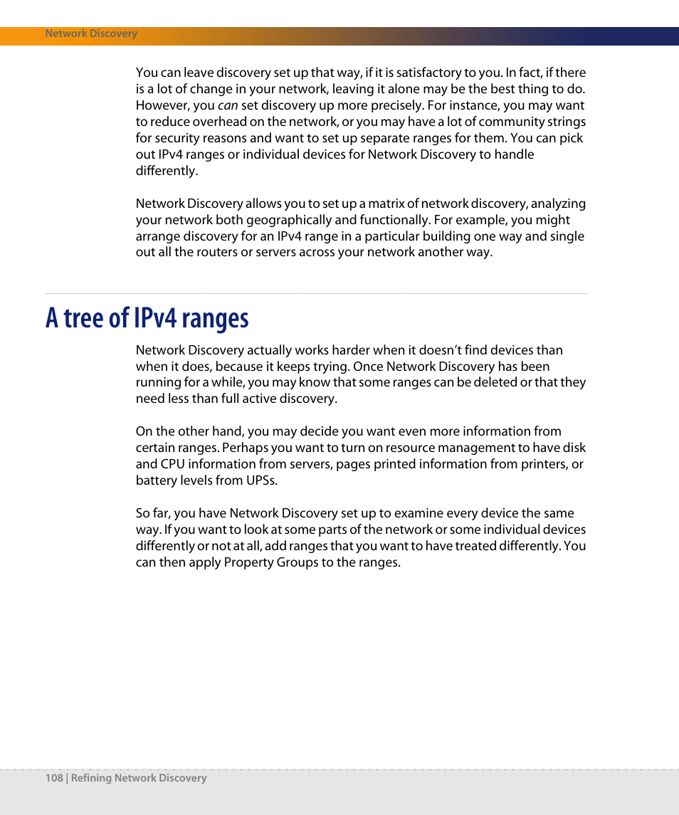 A tree of ipv4 ranges | Dell DPND-523-EN12 User Manual | Page 108 / 170