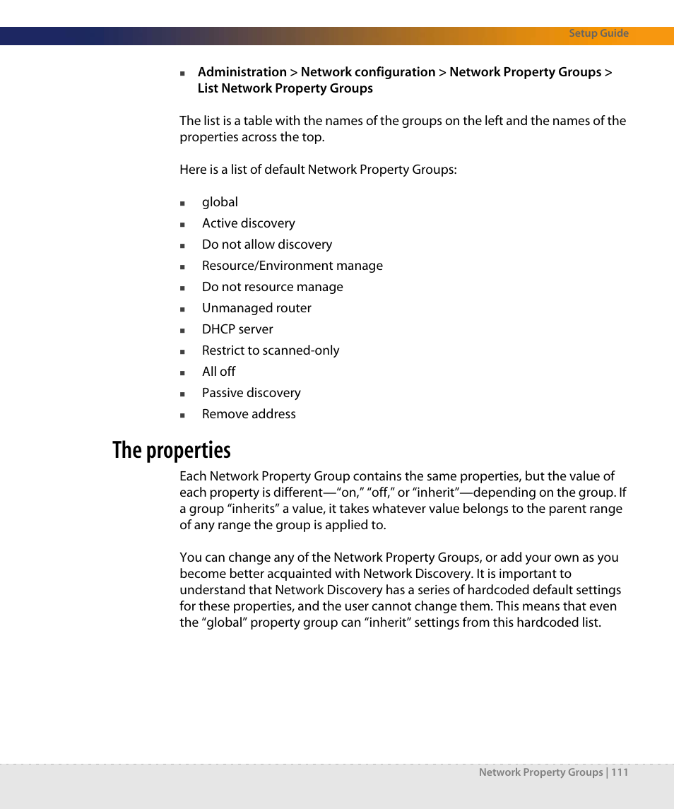The properties | Dell DPND-523-EN12 User Manual | Page 111 / 170