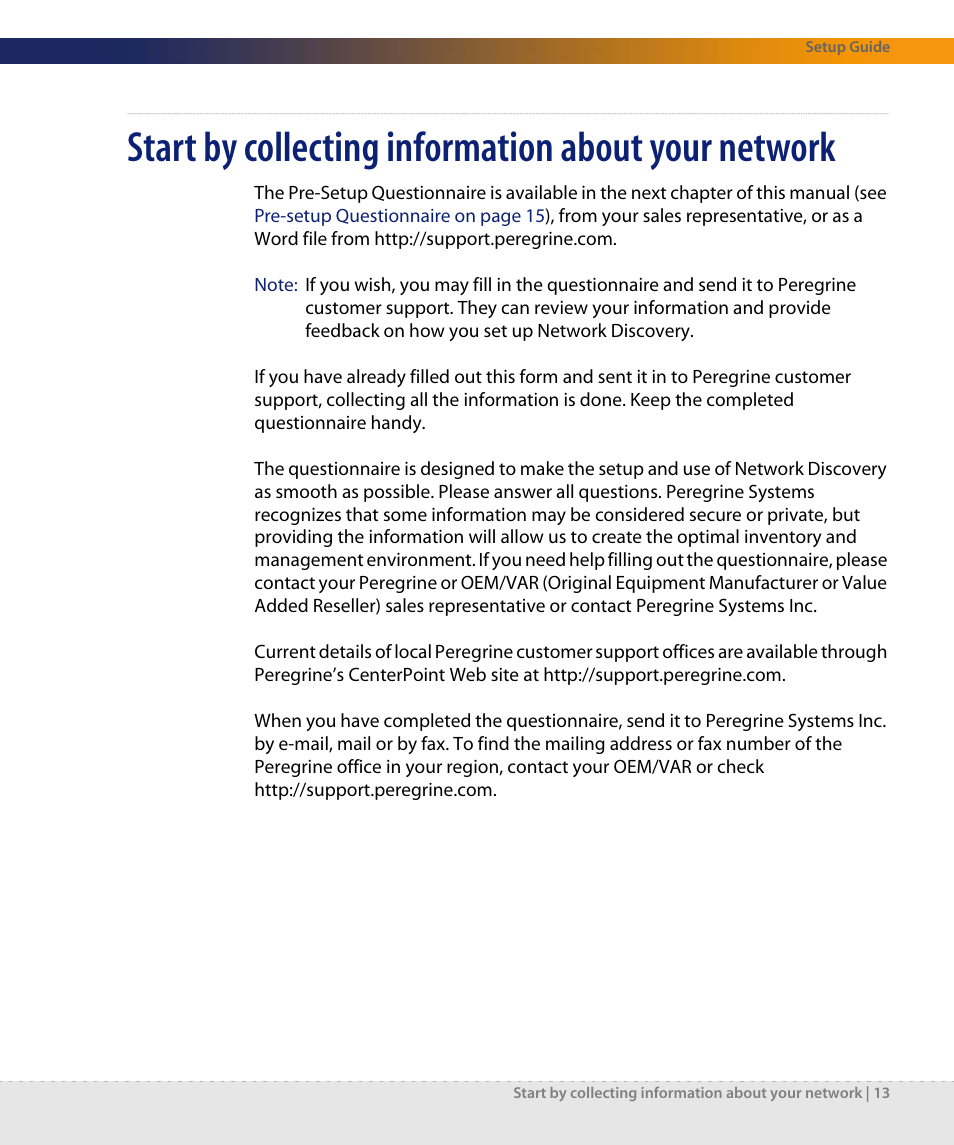 Start by collecting information about your network | Dell DPND-523-EN12 User Manual | Page 13 / 170