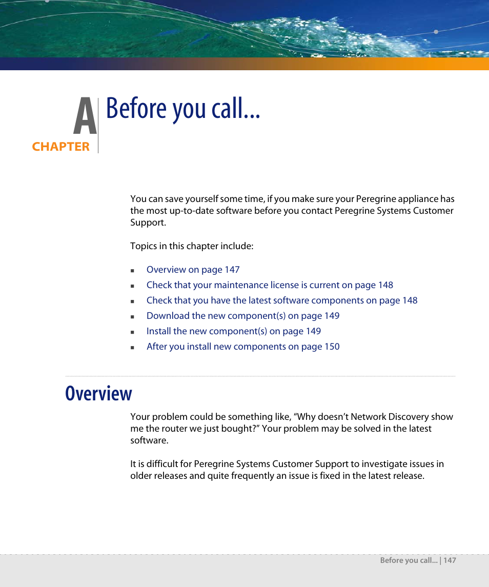 Before you call, Overview, Appendix a | Dell DPND-523-EN12 User Manual | Page 147 / 170