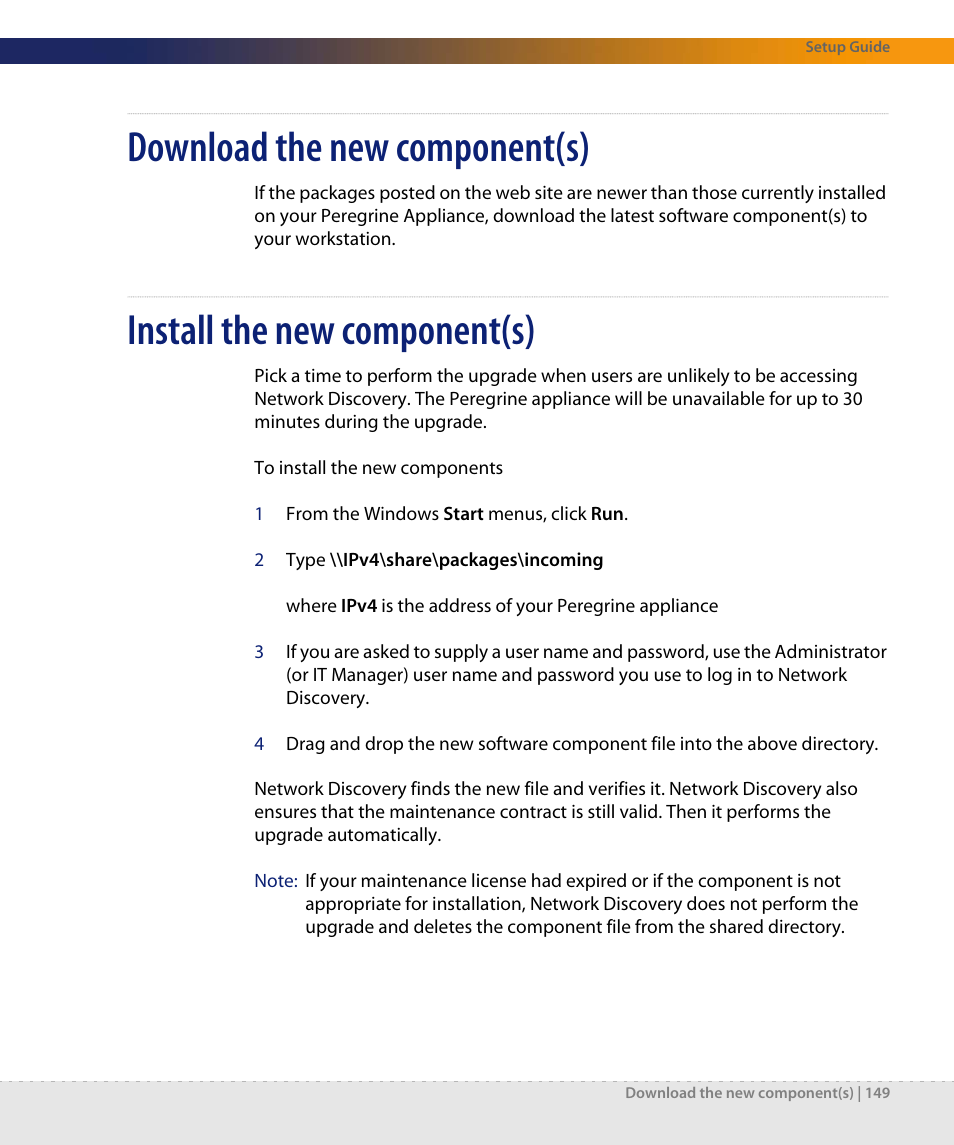 Download the new component(s), Install the new component(s) | Dell DPND-523-EN12 User Manual | Page 149 / 170