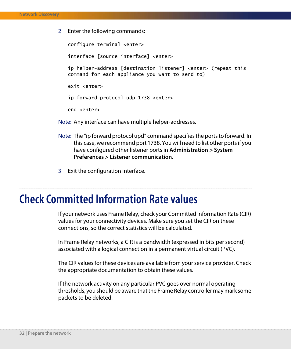 Check committed information rate values | Dell DPND-523-EN12 User Manual | Page 32 / 170