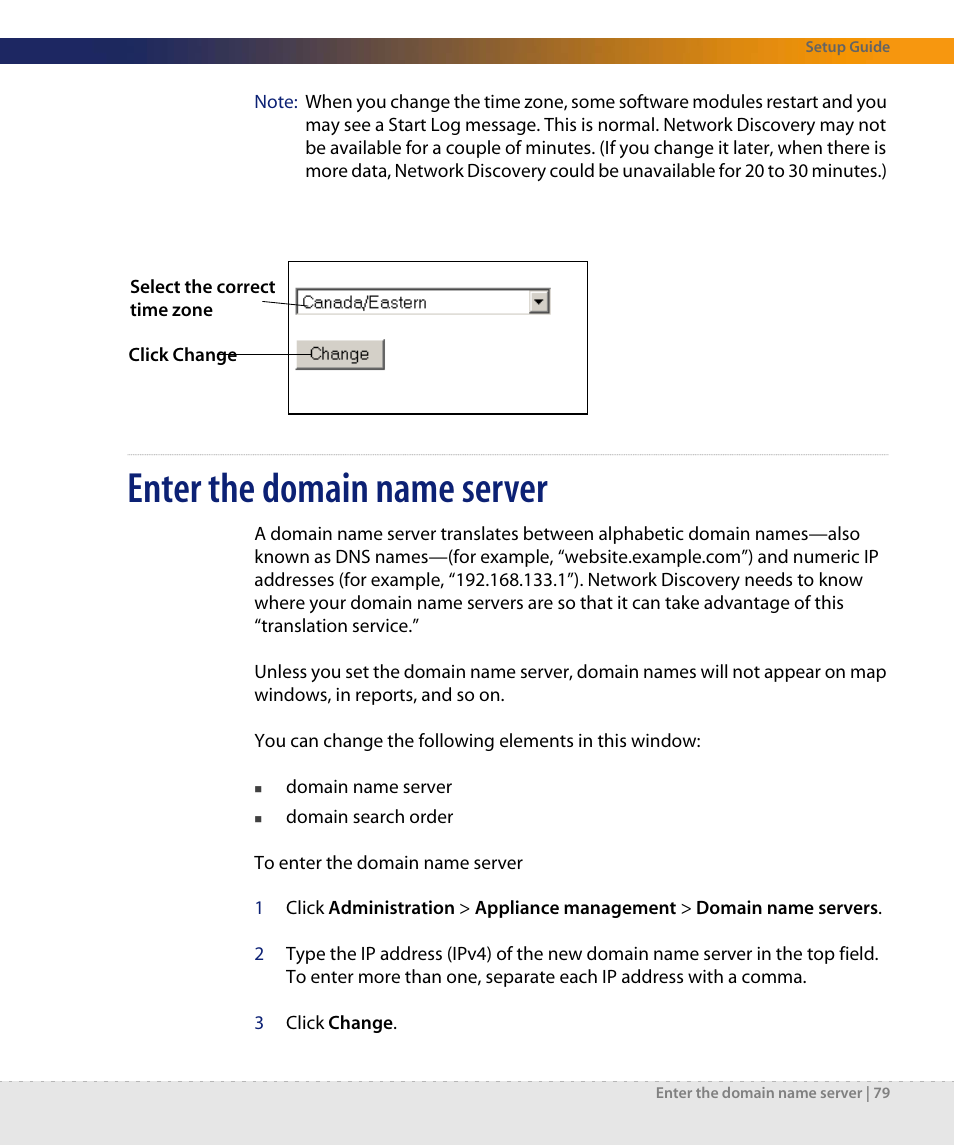 Enter the domain name server | Dell DPND-523-EN12 User Manual | Page 79 / 170