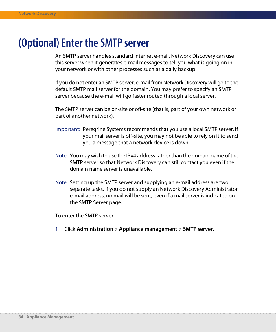 Optional) enter the smtp server | Dell DPND-523-EN12 User Manual | Page 84 / 170