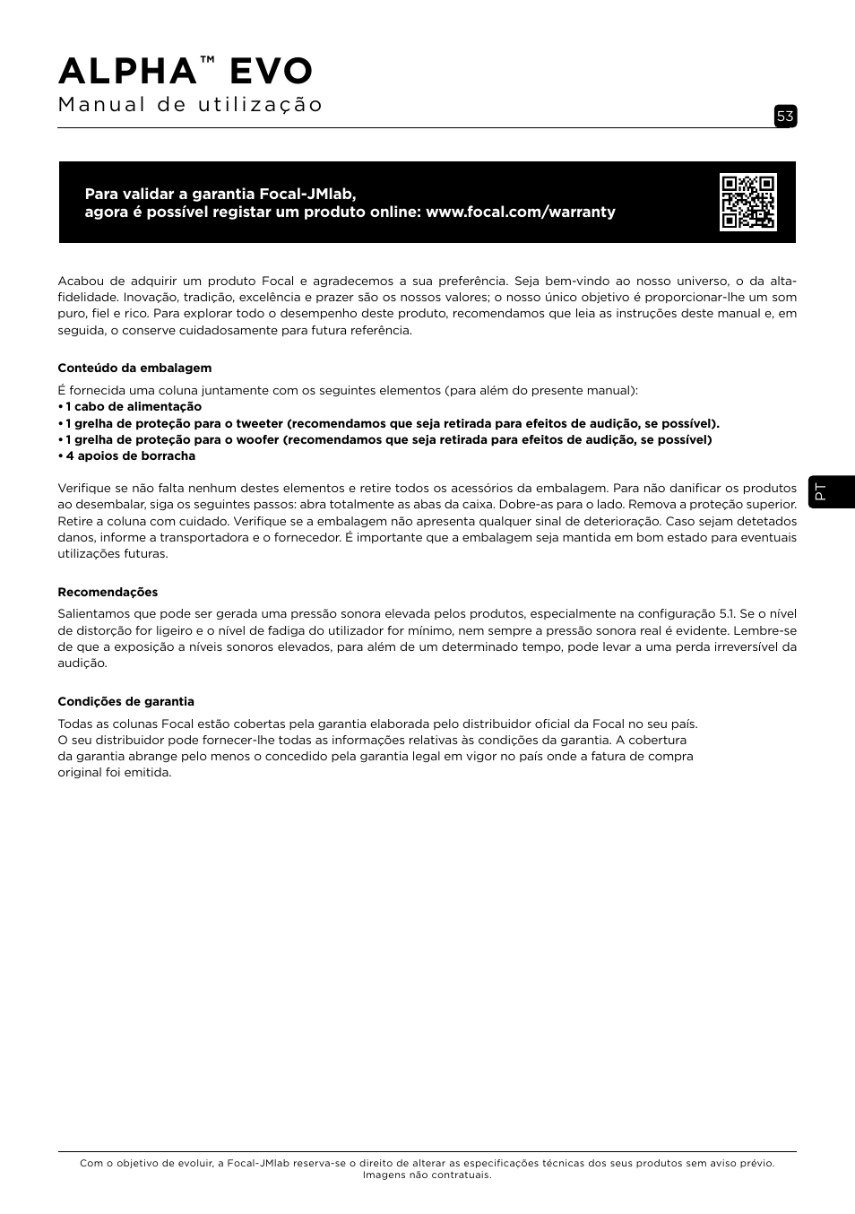 Alpha | Focal Alpha 65 Evo 6.5" Mixing Monitor User Manual | Page 53 / 144