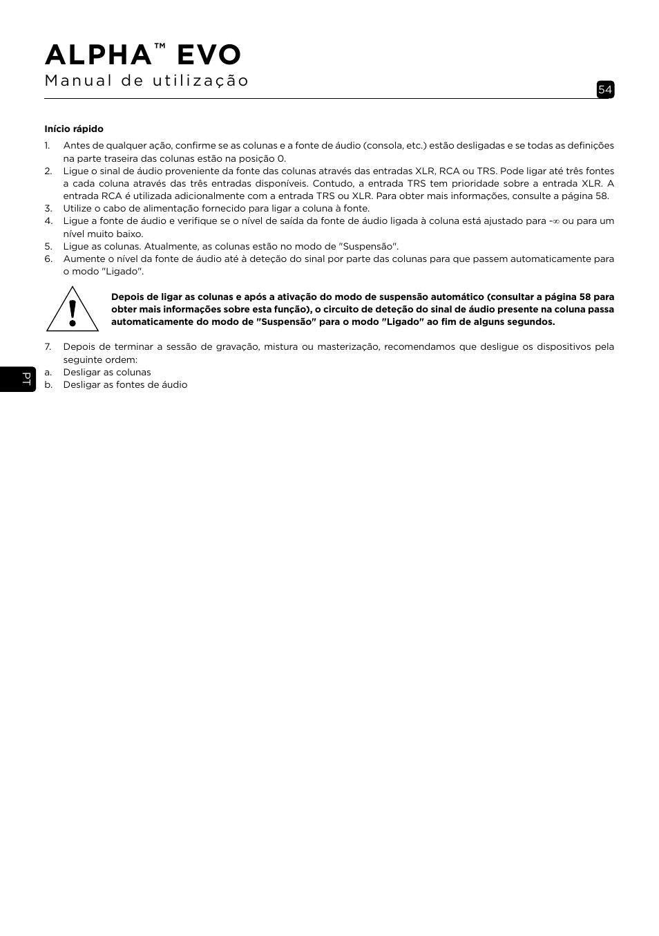 Alpha | Focal Alpha 65 Evo 6.5" Mixing Monitor User Manual | Page 54 / 144