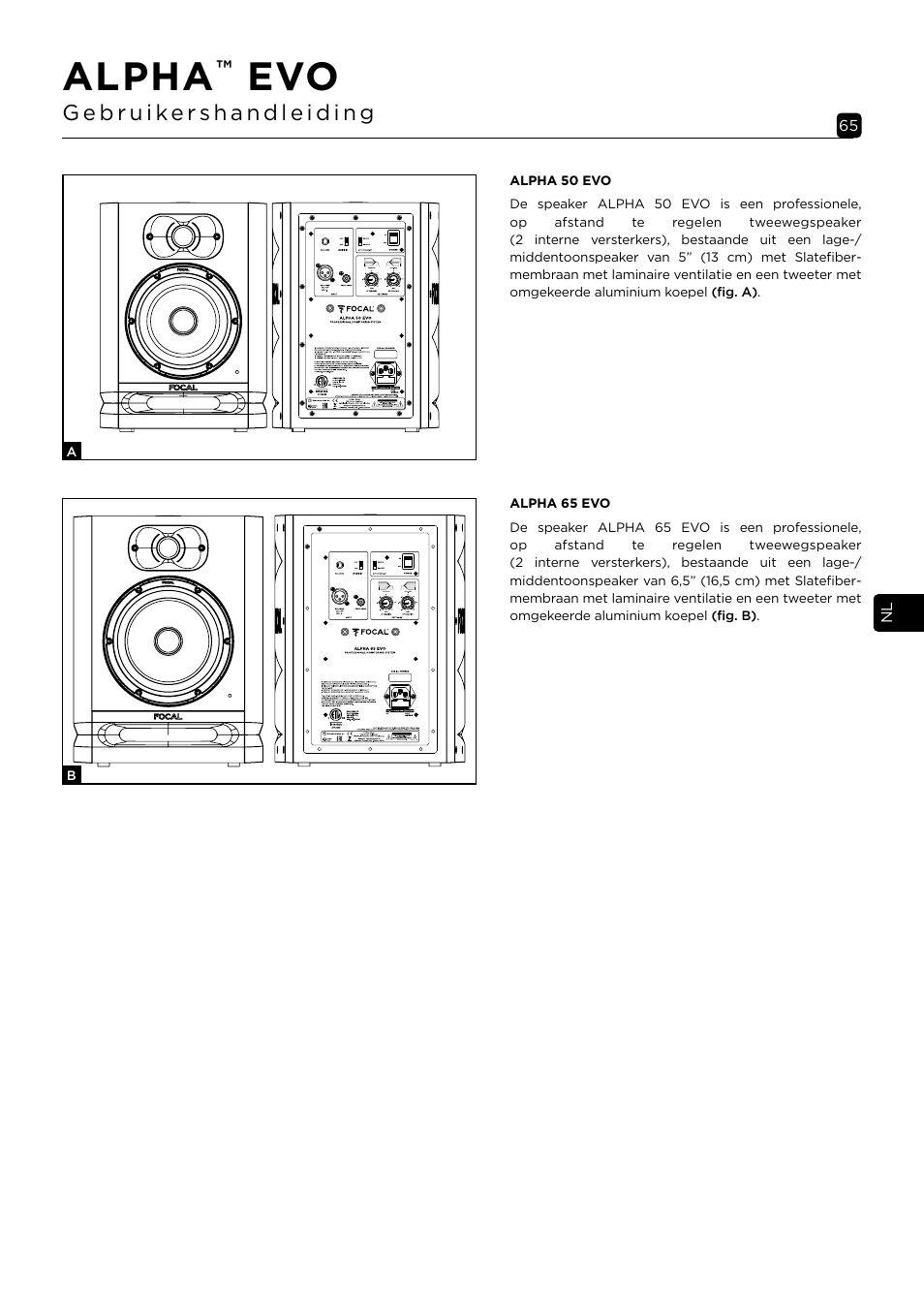 Alpha | Focal Alpha 65 Evo 6.5" Mixing Monitor User Manual | Page 65 / 144
