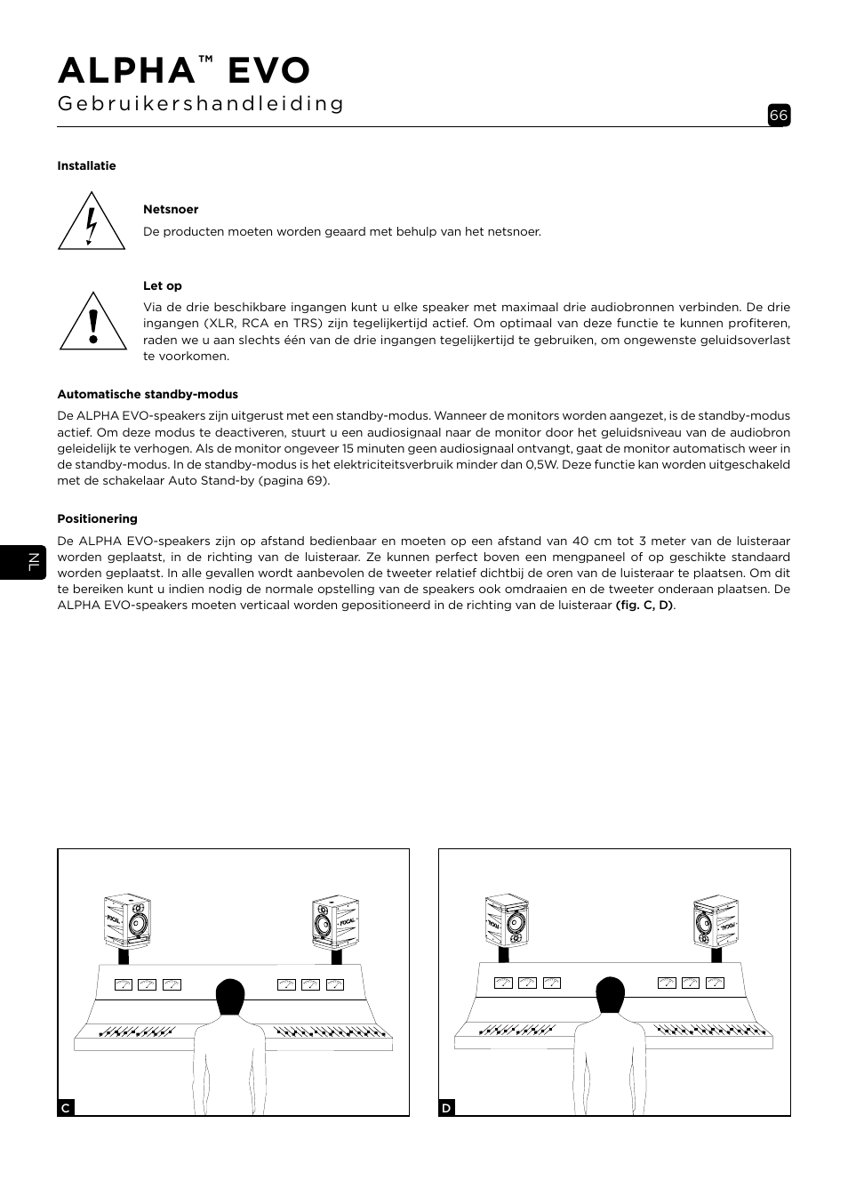 Alpha | Focal Alpha 65 Evo 6.5" Mixing Monitor User Manual | Page 66 / 144