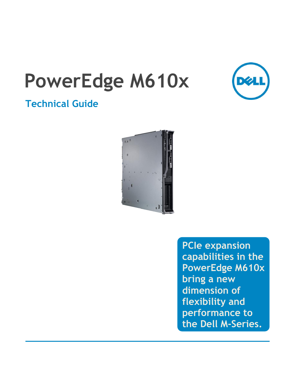 Dell PowerEdge M610x User Manual | 48 pages