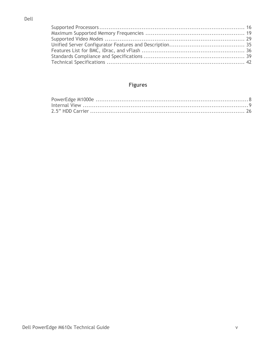 Dell PowerEdge M610x User Manual | Page 5 / 48