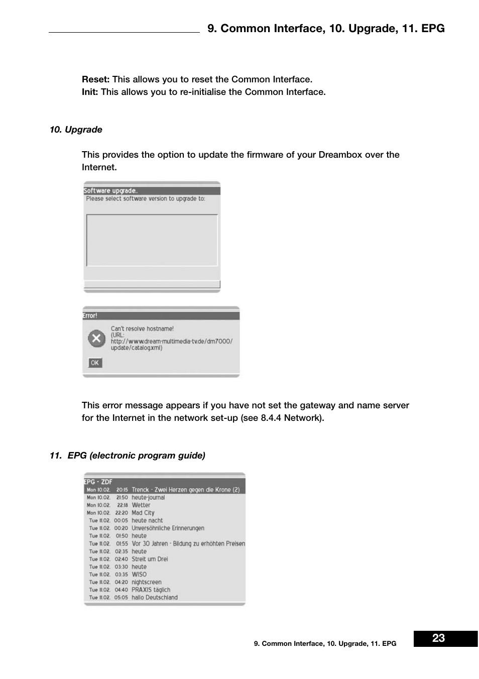Dream Vision DM 7000-S User Manual | Page 23 / 70