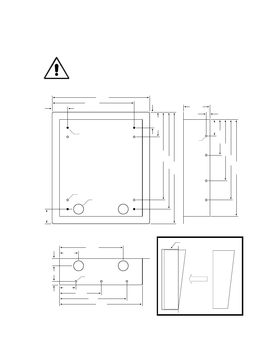 2 surface mount units with recess box | DoorKing 1814 User Manual | Page 11 / 57