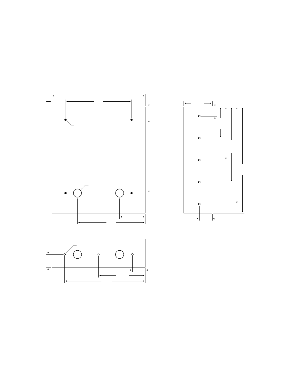 4 flush mount rough-in box | DoorKing 1814 User Manual | Page 13 / 57