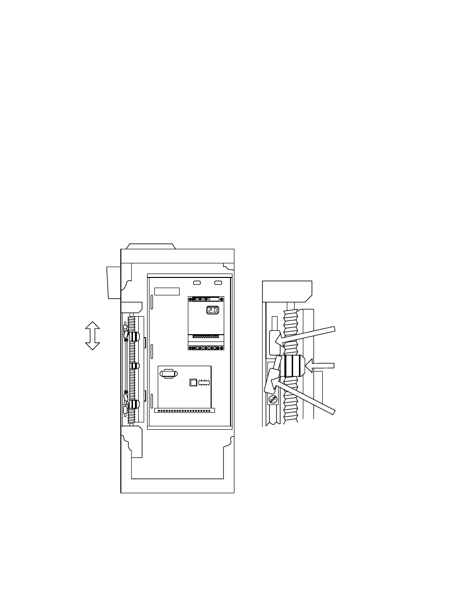 2 limit adjustment for 9220, 9230 operators | DoorKing 9220 User Manual | Page 37 / 57