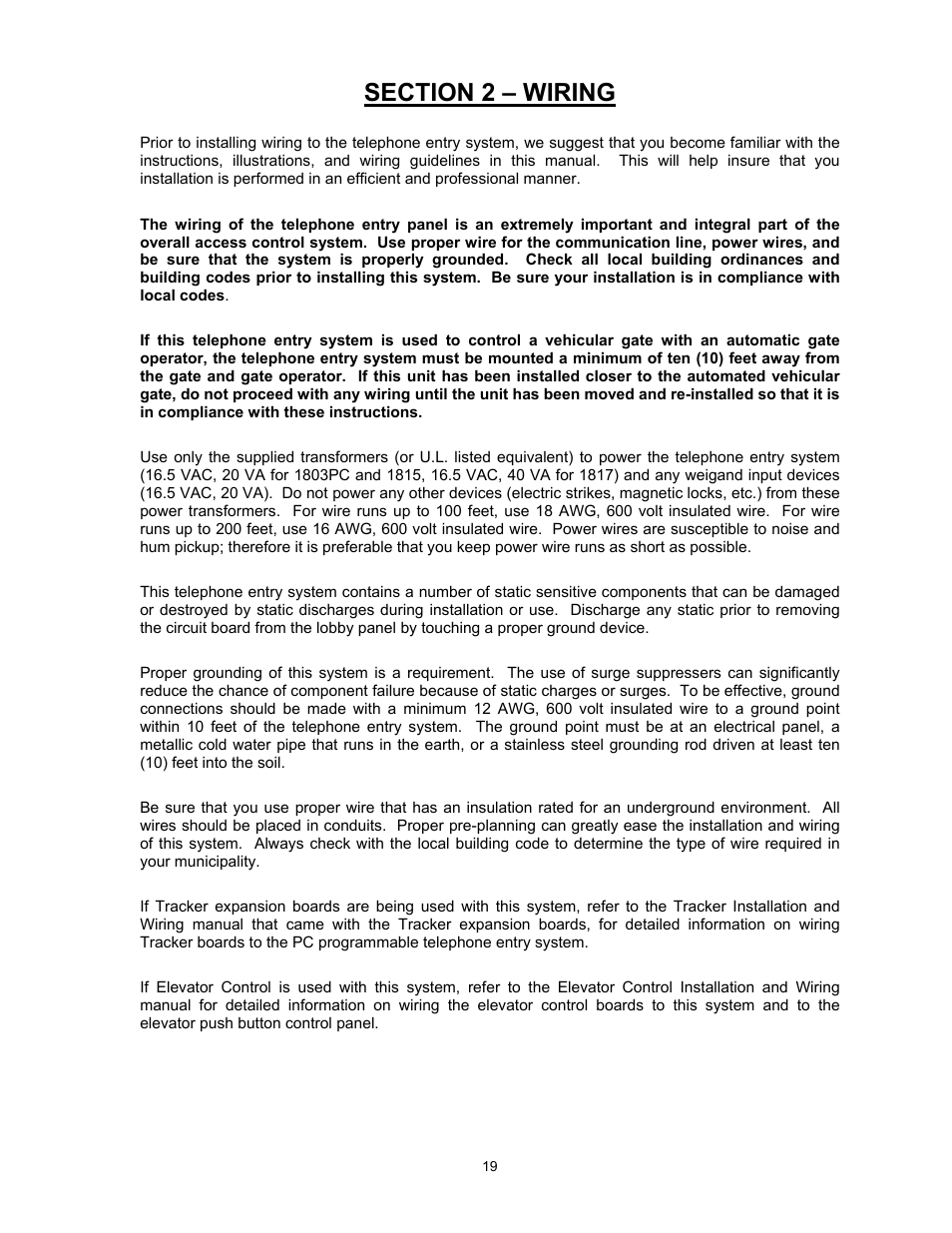 DoorKing 1817 User Manual | Page 19 / 67