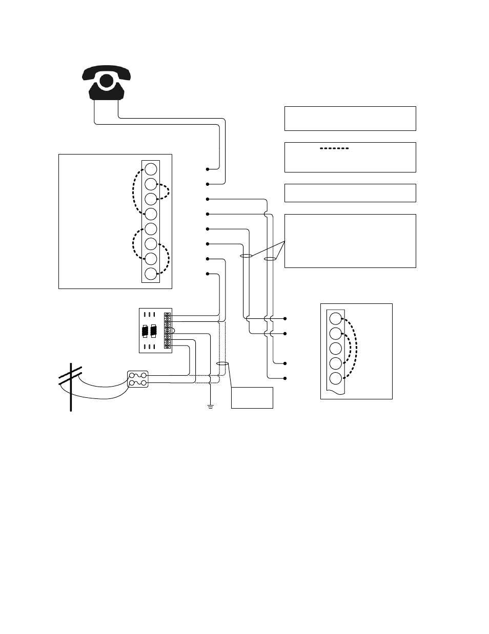 2 phone line polarity, 3 isolating noise problems, Bypass switch | 1812 terminal, Surge suppresser | DoorKing 1812 Plus User Manual | Page 44 / 53