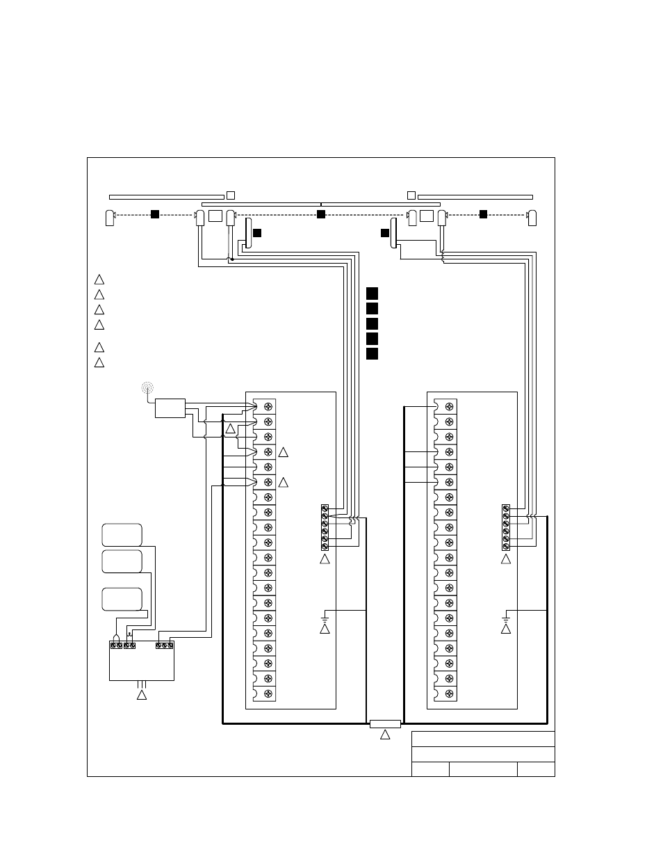 5 primary – secondary (bi-parting) gate wiring, Primary operator secondary operator | DoorKing 9310 User Manual | Page 30 / 55
