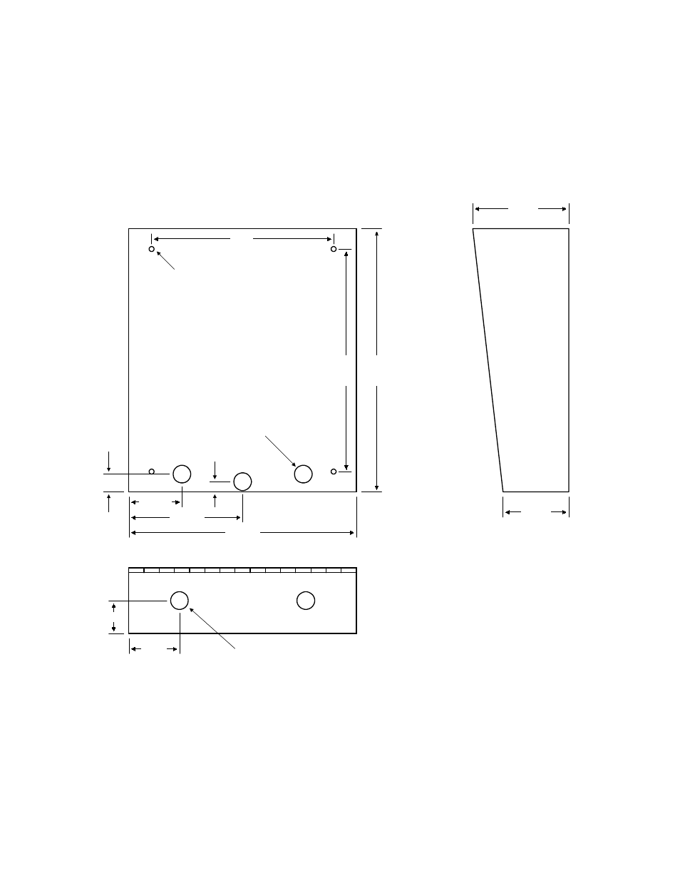 1 surface mount 1803 and 1810 units | DoorKing 1802 User Manual | Page 10 / 55