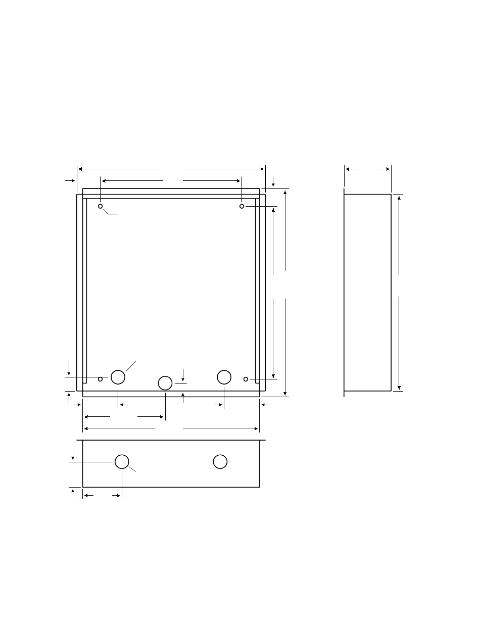 3 flush mount 1803 and 1810 units | DoorKing 1802 User Manual | Page 12 / 55