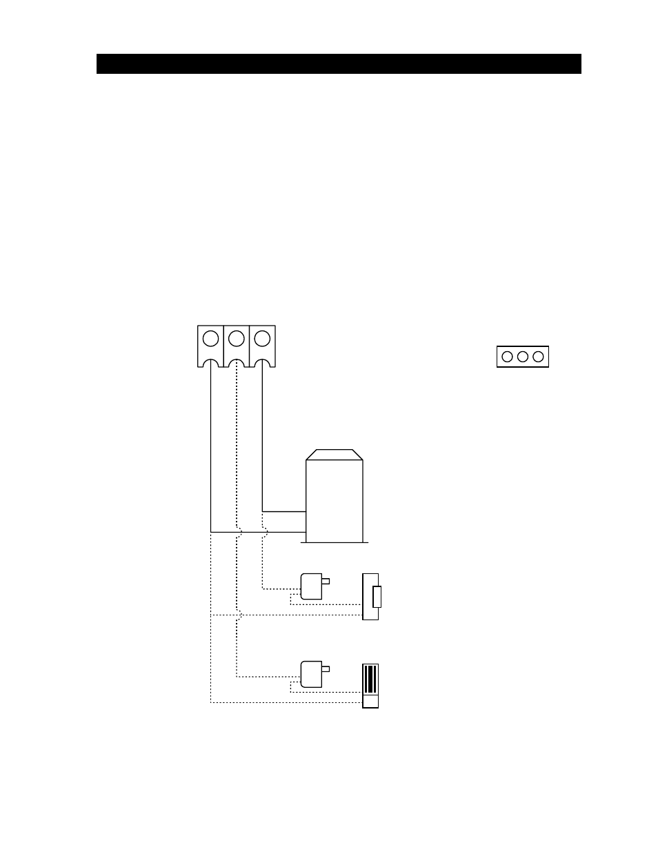 Controlling a single door or gate, 3 relay wiring (typical) | DoorKing 1802 User Manual | Page 25 / 55