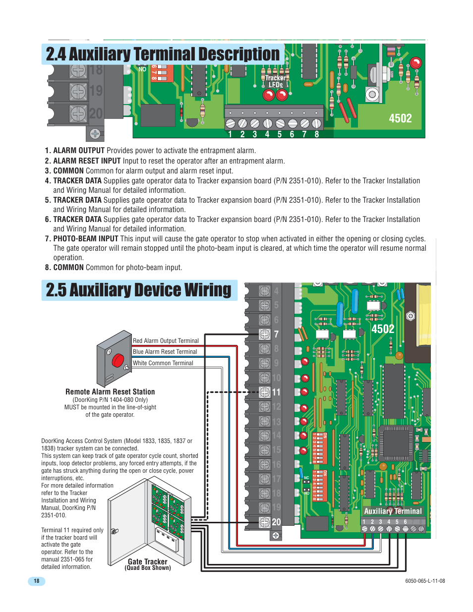 DoorKing 6100 User Manual | Page 20 / 42