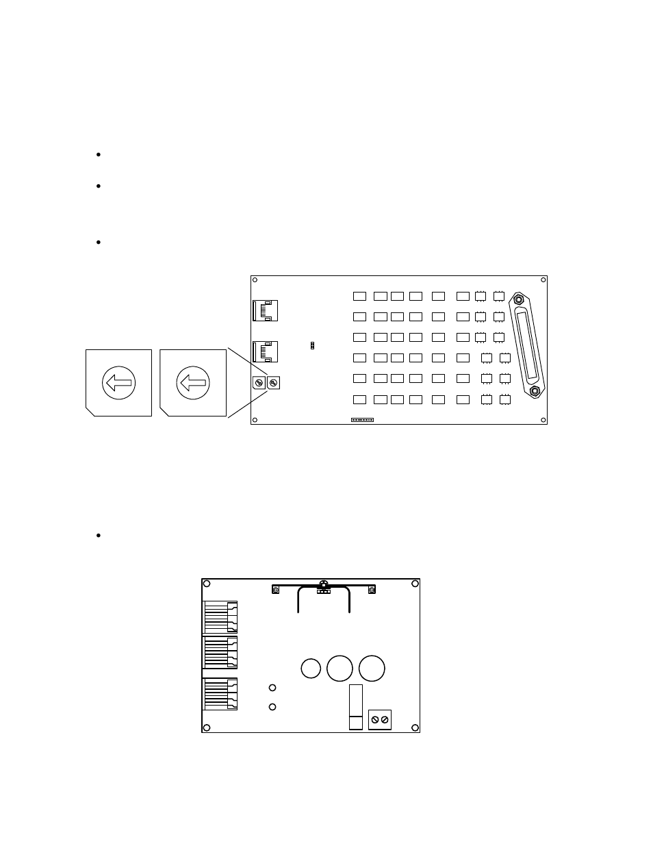 3 line interface boards, 4 power supply boards | DoorKing 1820 User Manual | Page 16 / 63