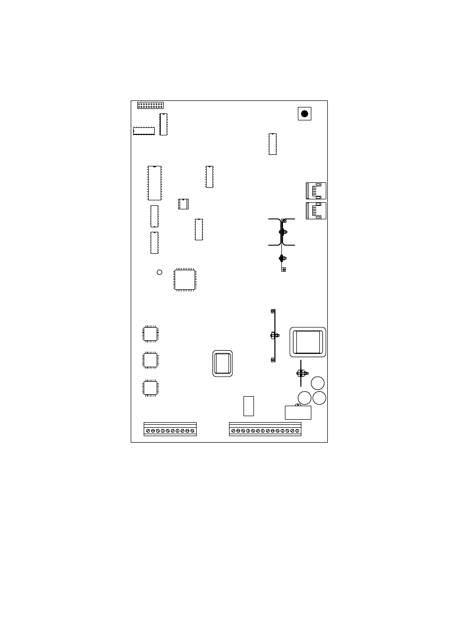 4 circuit board connector locations | DoorKing 1820 User Manual | Page 26 / 63