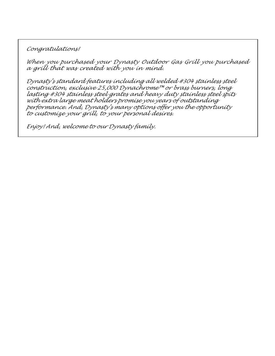 Dynasty Stoves Modular System DOBB1803A User Manual | Page 44 / 87