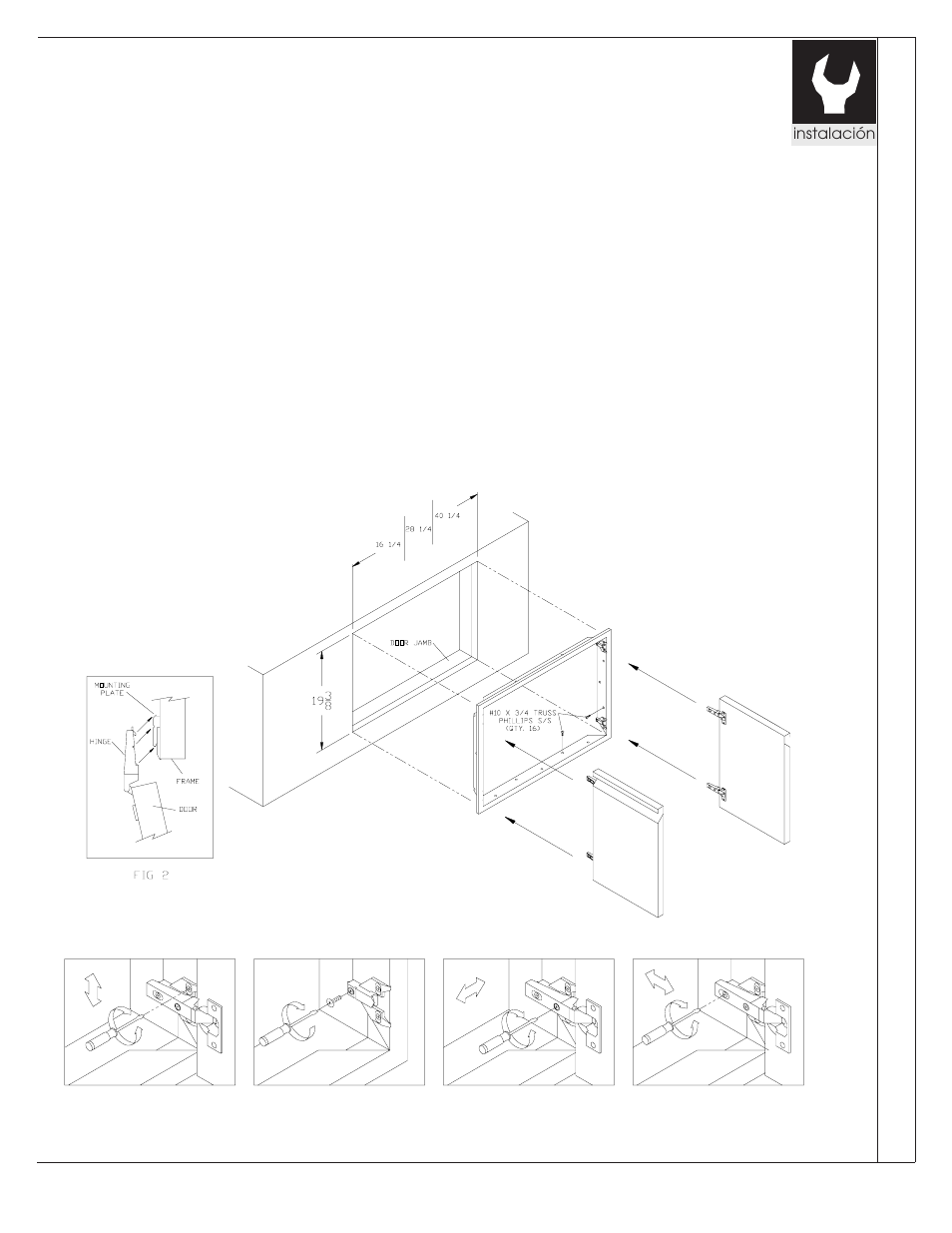 Instalaci ó n | Dynasty Stoves Modular System DOBB1803A User Manual | Page 59 / 87