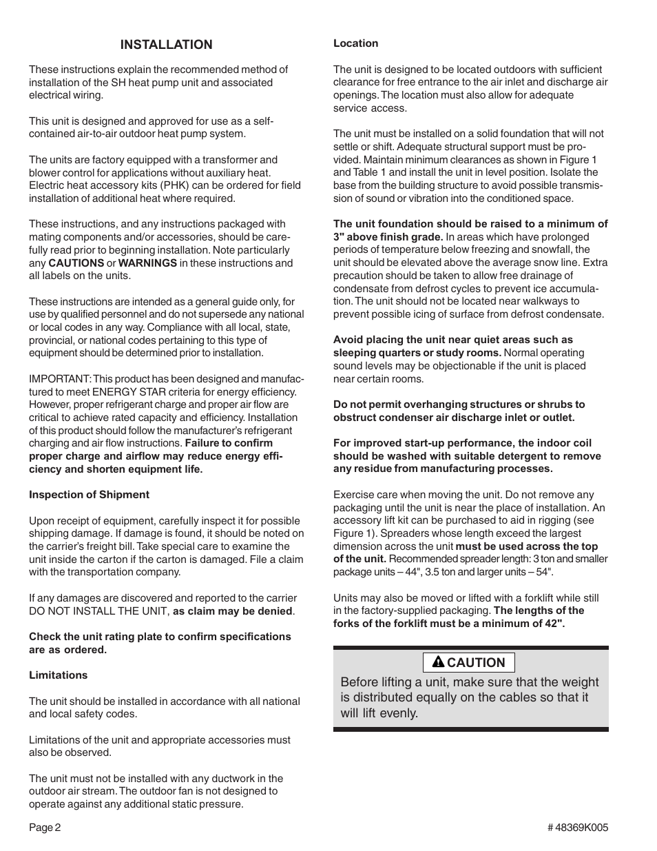 Ducane (HVAC) (2/4)SH13 User Manual | Page 2 / 12