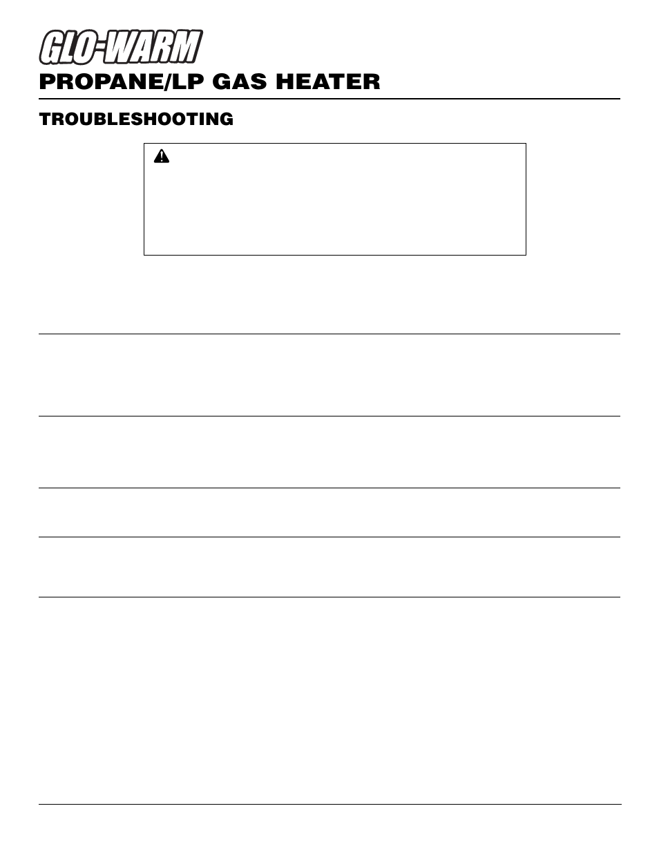 Propane/lp gas heater, Troubleshooting, Continued | Desa FB-10BA User Manual | Page 16 / 26