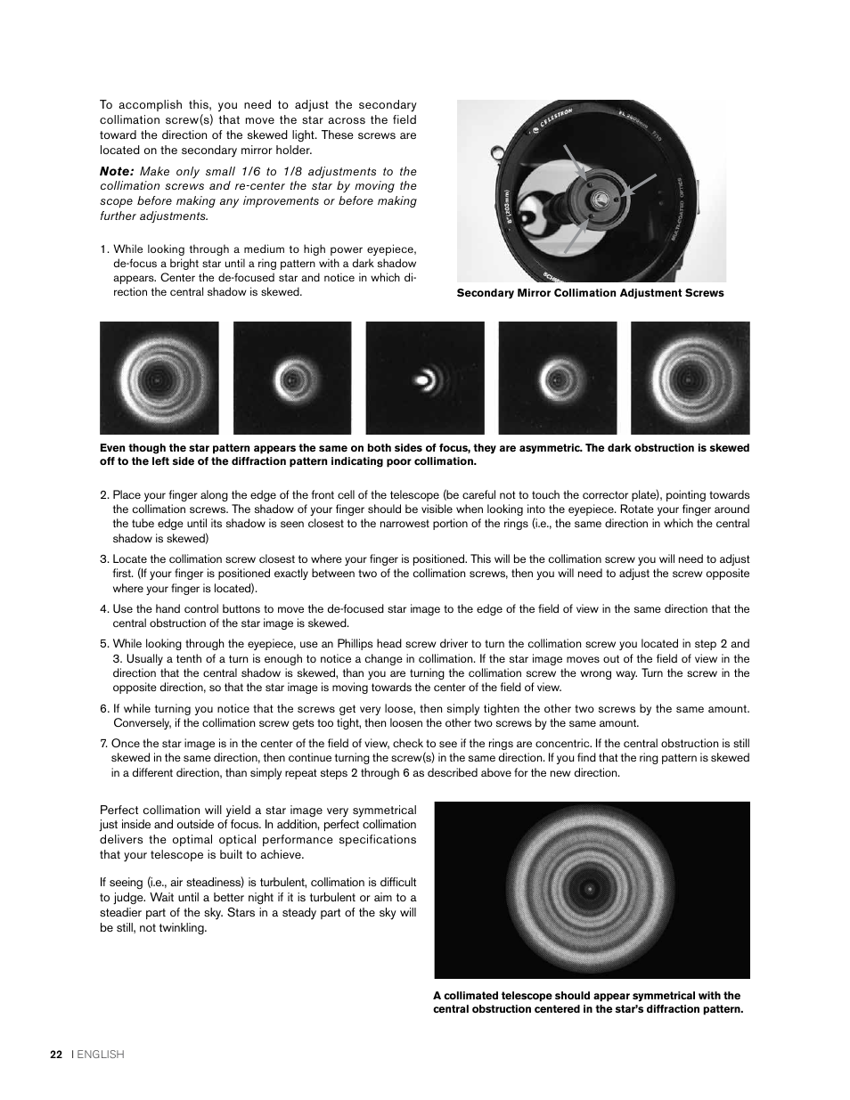 Celestron NexStar Evolution 6 150mm f/10 Schmidt-Cassegrain GoTo Telescope User Manual | Page 22 / 142