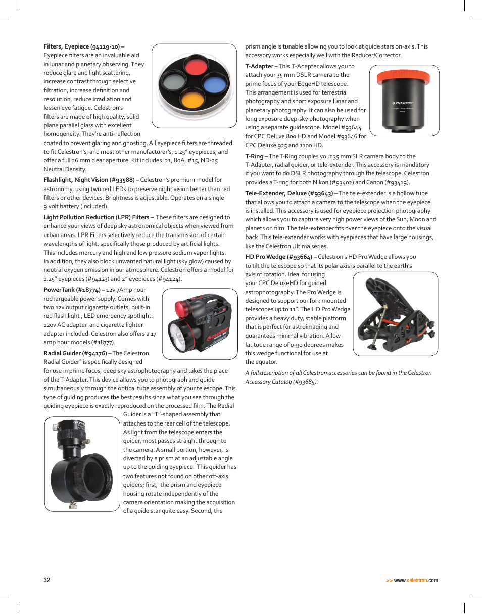 Celestron CPC Deluxe 1100 HD Computerized Telescope User Manual | Page 34 / 50