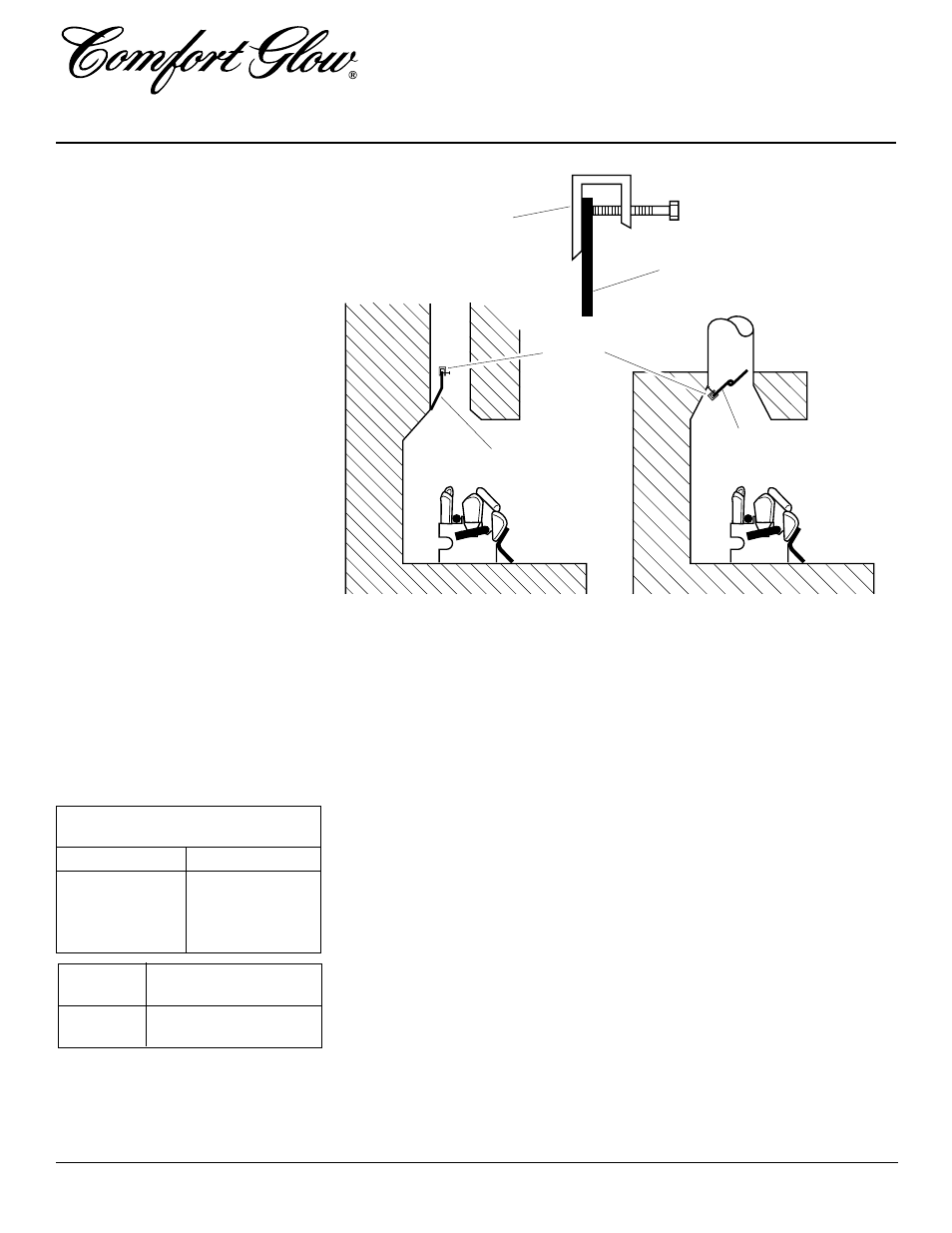 Vent-free natural gas log heater, Installation, Continued | Desa CY2718N User Manual | Page 10 / 36