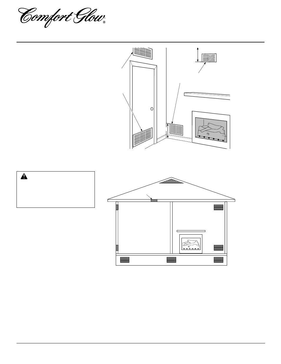 Vent-free natural gas log heater, Air for combustion and ventilation, Continued | Desa CY2718N User Manual | Page 6 / 36