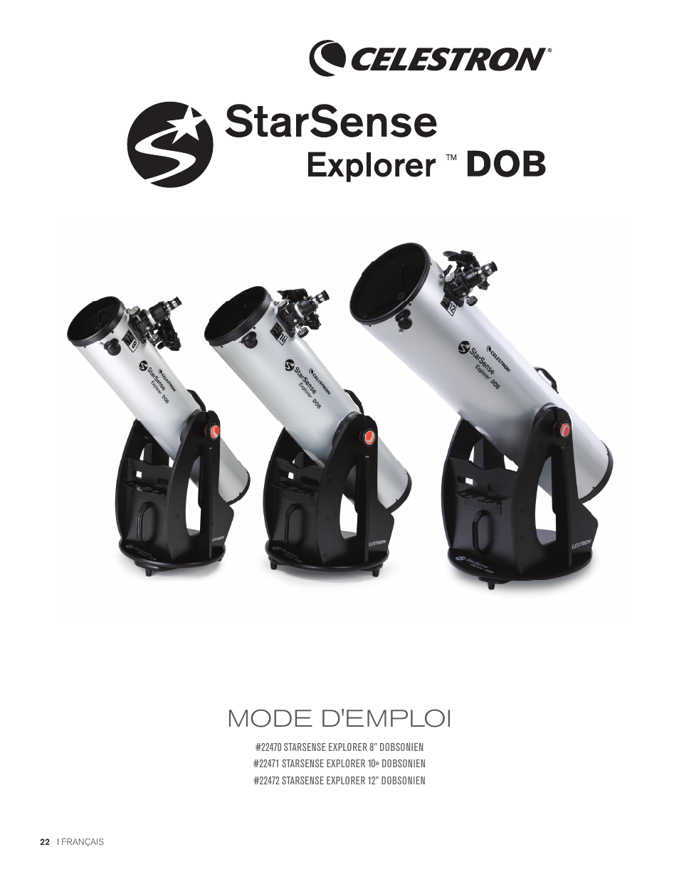 Mode d'emploi | Celestron StarSense Explorer 12