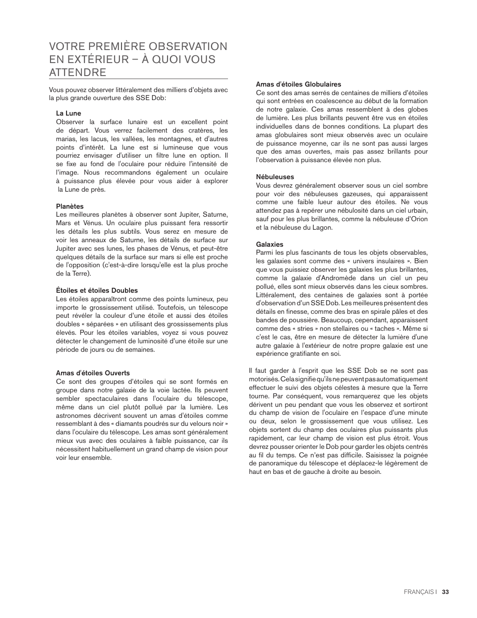 Celestron StarSense Explorer 12" f/4.9 Dobsonian Telescope User Manual | Page 33 / 105