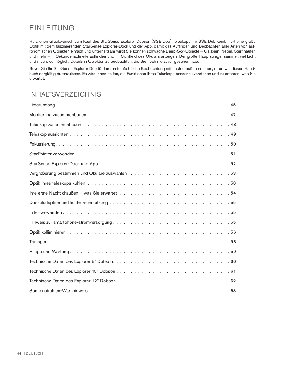 Celestron StarSense Explorer 12" f/4.9 Dobsonian Telescope User Manual | Page 44 / 105